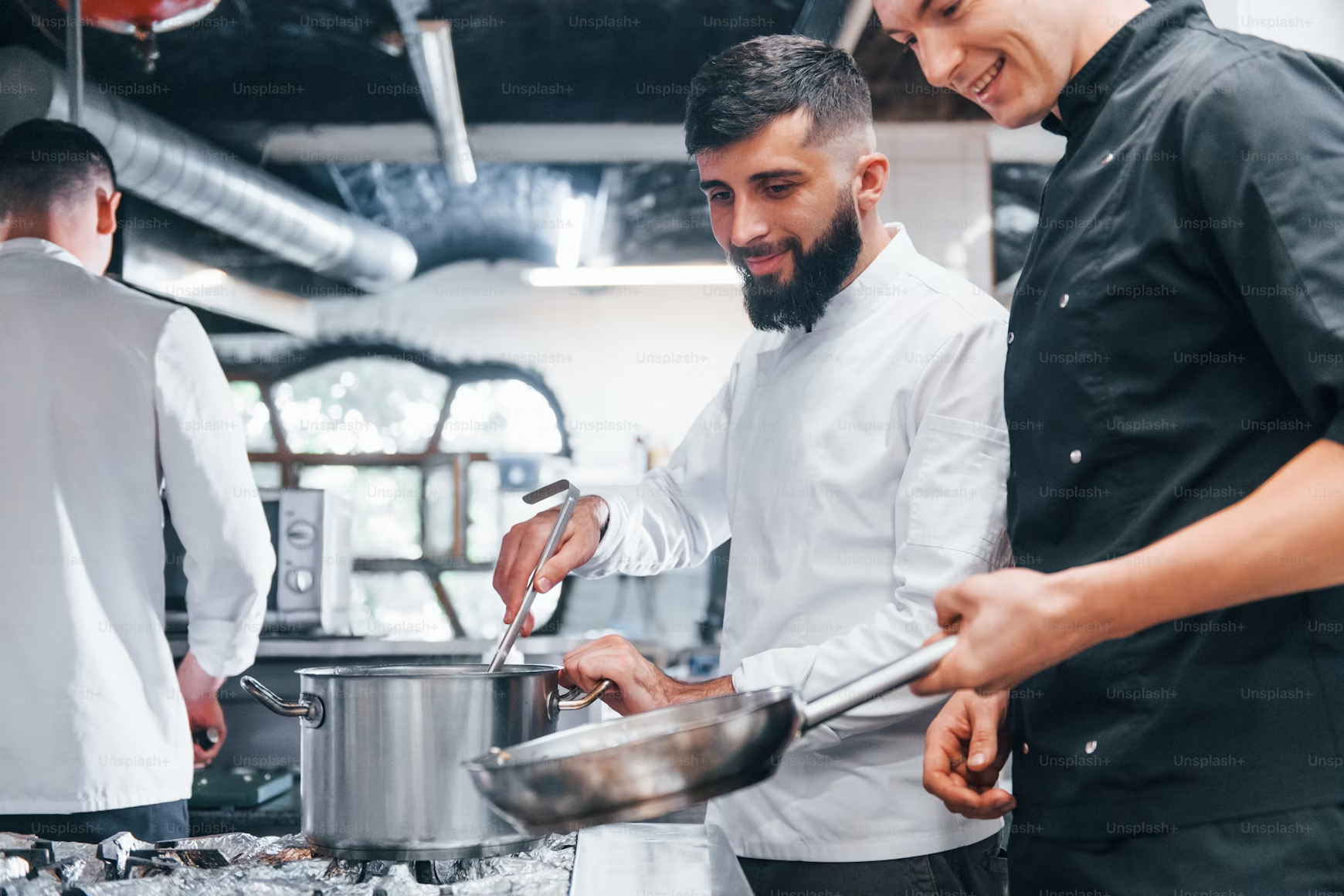 Chefs in a Kitchen