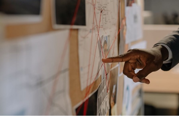 Pointing at a board