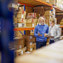 working in a warehouse